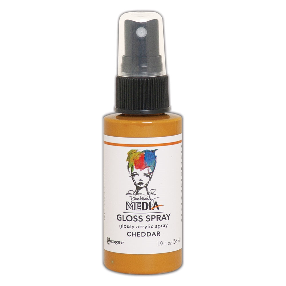 Dina Wakley Media Gloss Spray Cheddar (MDO68464)