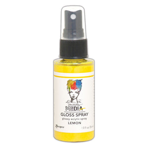 Dina Wakley Media Gloss Spray Lemon (MDO68495)