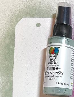 Dina Wakley MEdia Gloss Spray Sage (MDO76520)