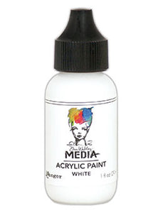Dina Wakley MEdia Acrylic Paint White (MDQ54122)
