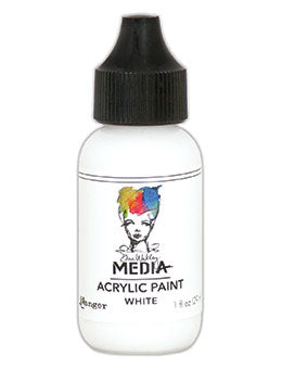 Dina Wakley MEdia Acrylic Paint White (MDQ54122)