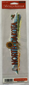 Stickopotamus Header Sticker North Dakota (HES-34)