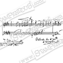 Load image into Gallery viewer, Stampendous Fran's Cling Rubber Stamps Music Notations (CRP350)