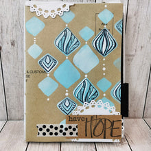 Load image into Gallery viewer, PaperArtsy Stencil Groovy Diamonds designed by Jo Firth-Young (PS230)