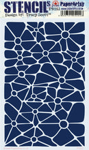 Load image into Gallery viewer, PaperArtsy Stencil Funky Flowers designed by Tracy Scott (PS253)