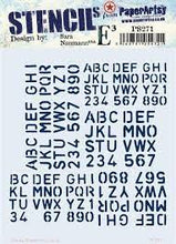 Load image into Gallery viewer, PaperArtsy Stencil Alphabet designed by Sara Naumann (PS271)