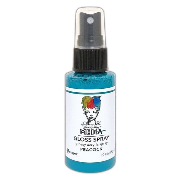 Dina Wakley Media Gloss Spray Peacock (MDO73826)
