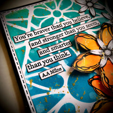 Load image into Gallery viewer, PaperArtsy Rubber Stamp Set Scribbly Flowers designed by Tracy Scott (TS058)