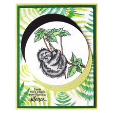 Load image into Gallery viewer, Stampendous Fran's Cling Rubber Stamps Sloth Christmas (QS5008)