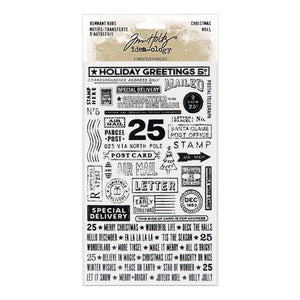 Tim Holtz Idea-ology Christmas Remnant Rubs  (TH94296)