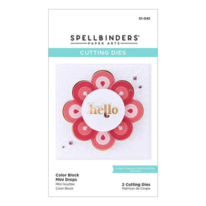 Spellbinders Paper Arts Color Block Die Mini Drops (S1-041)