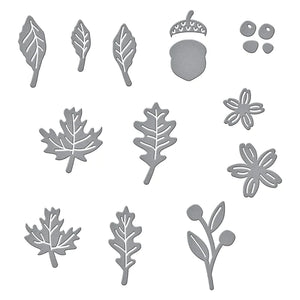 Spellbinders Paper Arts Mini Fall Blooms Cutting Die (S2-321)