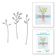 Load image into Gallery viewer, Spellbinders Paper Arts Etched Dies Sealed Leaf Sprigs (S3-458)