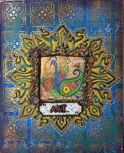 Load image into Gallery viewer, StencilGirl Products - Decorative Folk Flower Screen 6" Stencil by Gwen Lafleur (S389)