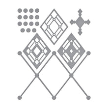 Load image into Gallery viewer, Spellbinders Paper Arts Cutting Dies Kaleidoscope Argyle (S4-1128)