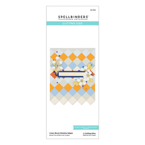 Spellbinders Paper Arts Die Color Block Slimliine Edges (S4-1154)