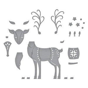 Spellbinders Paper Arts Magical Deer Etched Die (S4-1215)