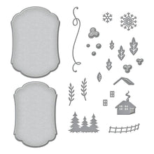 Load image into Gallery viewer, Spellbinders Paper Arts Seasonal Motifs Collection Die Winter Label Motifs (S4-1240)
