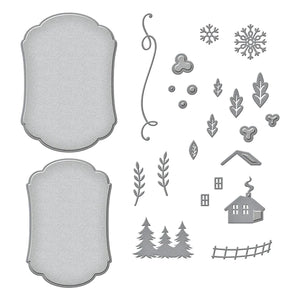 Spellbinders Paper Arts Seasonal Motifs Collection Die Winter Label Motifs (S4-1240)
