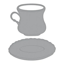 Load image into Gallery viewer, Spellbinders Paper Arts Victory Garden Collection Tea Cup & Saucer Die Set (S4-1277)
