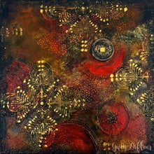 Load image into Gallery viewer, StencilGirl Products - Decorative Flower Stamen Medallion 6" Stencil by Gwen Lafleur (S577)