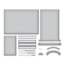 Load image into Gallery viewer, Spellbinders Paper Arts Die Set Make A Scene Card Base & Cozy Home Scene (S6-165)