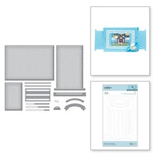 Load image into Gallery viewer, Spellbinders Paper Arts Die Set Make A Scene Card Base & Cozy Home Scene (S6-165)