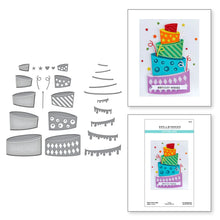 Load image into Gallery viewer, Spellbinders Paper Arts Cutting Dies Topsy Turvy Cake (S6-195)
