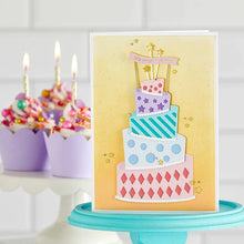 Load image into Gallery viewer, Spellbinders Paper Arts Cutting Dies Topsy Turvy Cake (S6-195)