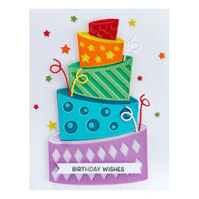 Load image into Gallery viewer, Spellbinders Paper Arts Cutting Dies Topsy Turvy Cake (S6-195)