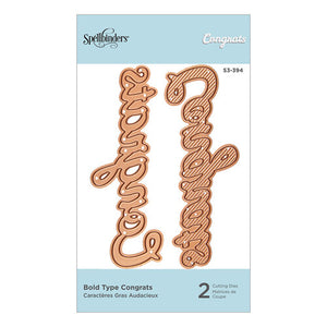Spellbinders Paper Arts Bold Type Congrats (S3-394)