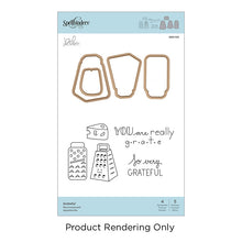 Load image into Gallery viewer, Spellbinders Dies and Stamps Grateful (SDS-123)