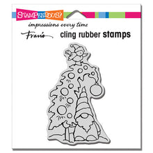 Load image into Gallery viewer, Stampendous Fran's Cling Rubber Stamps - Cling Gnome Tree (CRM346)