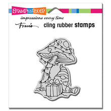 Load image into Gallery viewer, Stampendous Fran's Cling Rubber Stamps Cling Mushroom Gnome (CRM347)