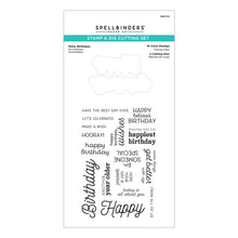 Load image into Gallery viewer, Spellbinders Paper Arts Stamp & Die Cutting Set Many Birthdays (SDS-172)
