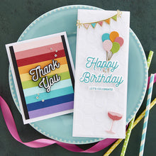 Load image into Gallery viewer, Spellbinders Paper Arts Stamp & Die Cutting Set Many Birthdays (SDS-172)