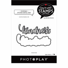 Load image into Gallery viewer, Photoplay Say It With Stamps Photopolymer Stamp & Die Set Kindness (SIS2677/2678)