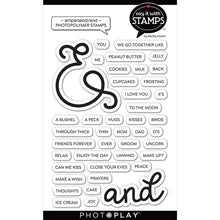 Load image into Gallery viewer, Photoplay Say It With Stamps Photopolymer Stamp & Die Set Ampersand/And (SIS2685/2686)