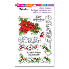 Load image into Gallery viewer, Stampendous Fran's Clear Stamps Christmas Frame (SSC1404)