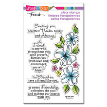 Load image into Gallery viewer, Stampendous Fran's Clear Stamp Dogwood Friends (SSC1426)