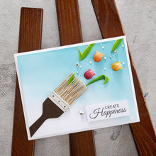 Load image into Gallery viewer, Spellbinders Paper Arts Clear Stamp Paint Your World Sentiments (STP-104)