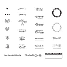 Load image into Gallery viewer, Spellbinders Paper Arts Clear Stamp Handmade By (STP-114)