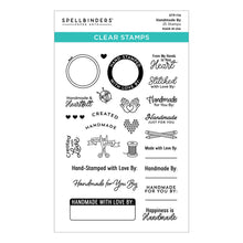 Load image into Gallery viewer, Spellbinders Paper Arts Clear Stamp Handmade By (STP-114)
