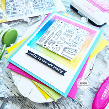 Load image into Gallery viewer, Taylored Expressions Masking Stencil Scalloped Squares (TESN126)