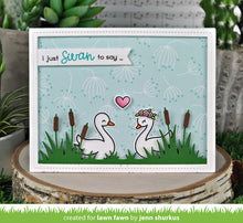 Load image into Gallery viewer, LawnFawn Photopolymer Clear Stamp & Die Set Swan Soiree (LF2220)