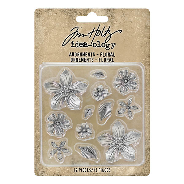 Tim Holtz idea-ology Adornments Floral (TH93789)
