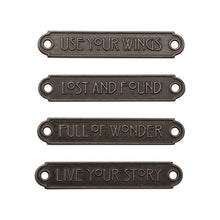 Load image into Gallery viewer, Tim Holtz idea-ology Word Plaques (TH94246)