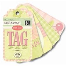 K & Company Brenda Walton Small Wonders Girl Tag Pad (624825)