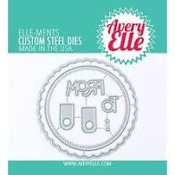 Avery Elle Elle-Ments Custom Steel Dies Holiday Circle Tag Die (D-20-27)