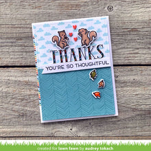 Load image into Gallery viewer, Lawn Fawn Photopolymer Clear Stamp & Die Set Thanks Thanks Thanks (LF2405/2406)